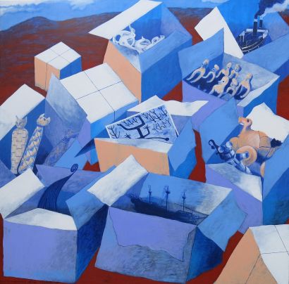 A small part of the chaos on my computer - a Paint Artowrk by Dagmar Piorecka